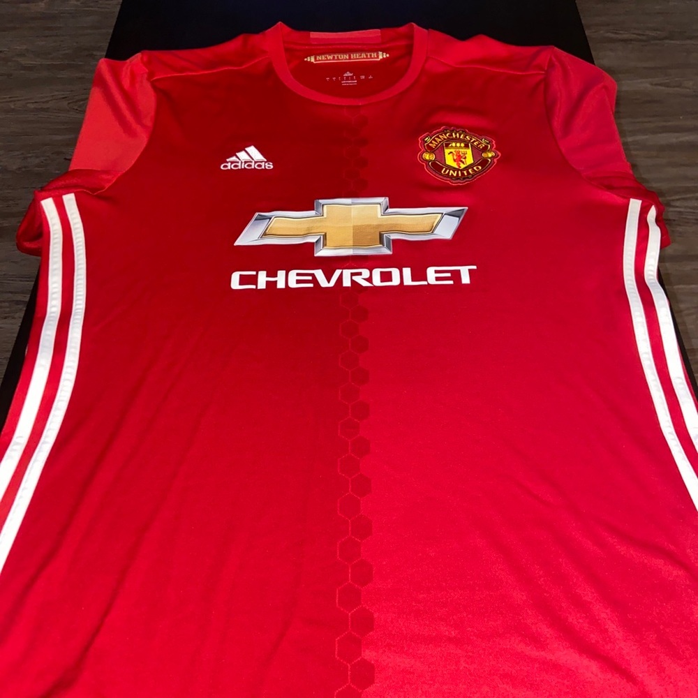 Manchester United Adidas 16/17 Home Jersey Red Men’s Size L Used